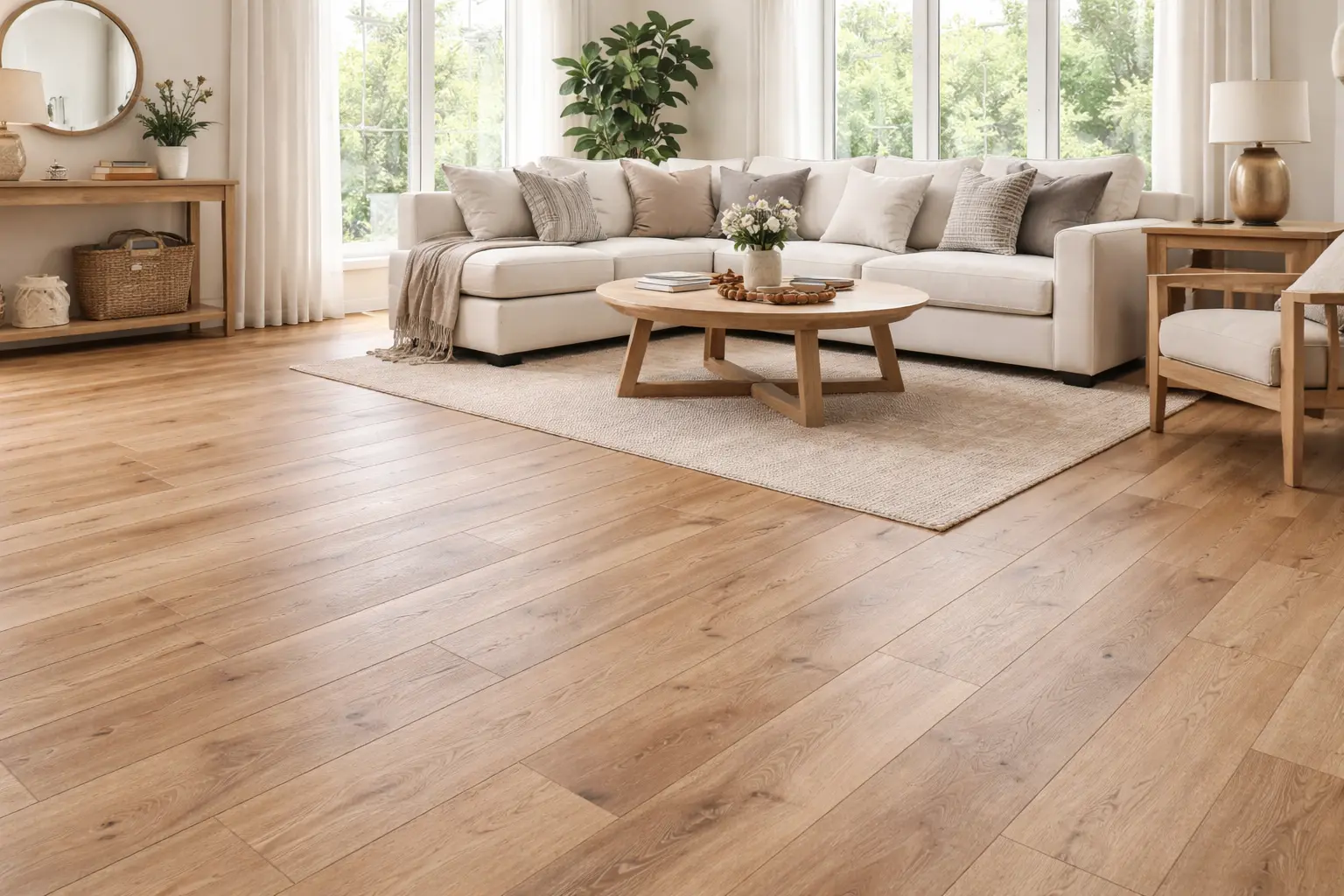 Professional Lexsure Flooring installation in a modern home.
